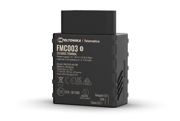 FMC003 BOITIER DE GÉOLOCALISATION TELTONIKA 4G + ABONNEMENT 1 ANS GEOLOC + CARTE SIM 500MO INCLUS