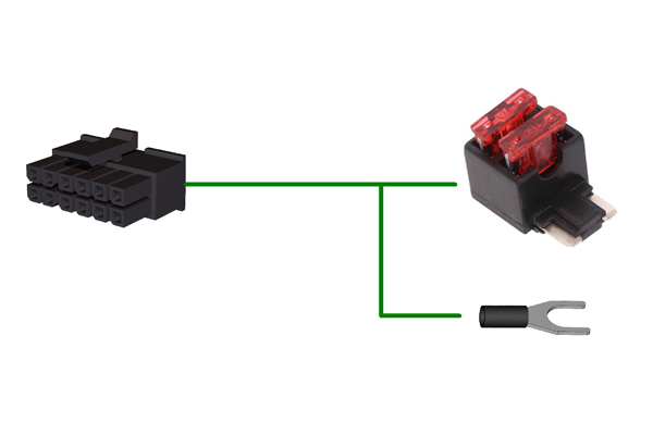FAISCEAU ALIMENTATION FUSIBLE MINI LP