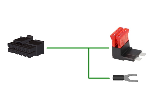 FAISCEAU ALIMENTATION FUSIBLE STANDARD