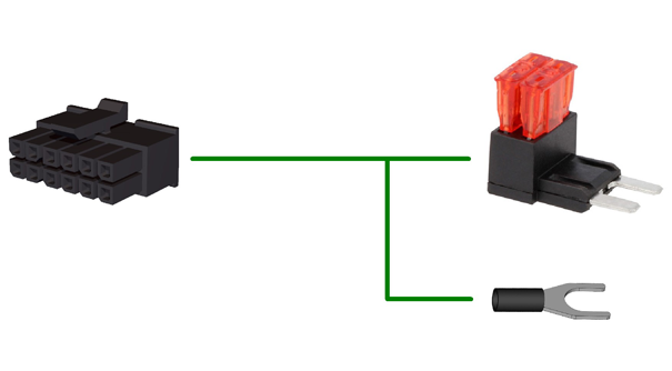 FAISCEAU ALIMENTATION FUSIBLE MINI